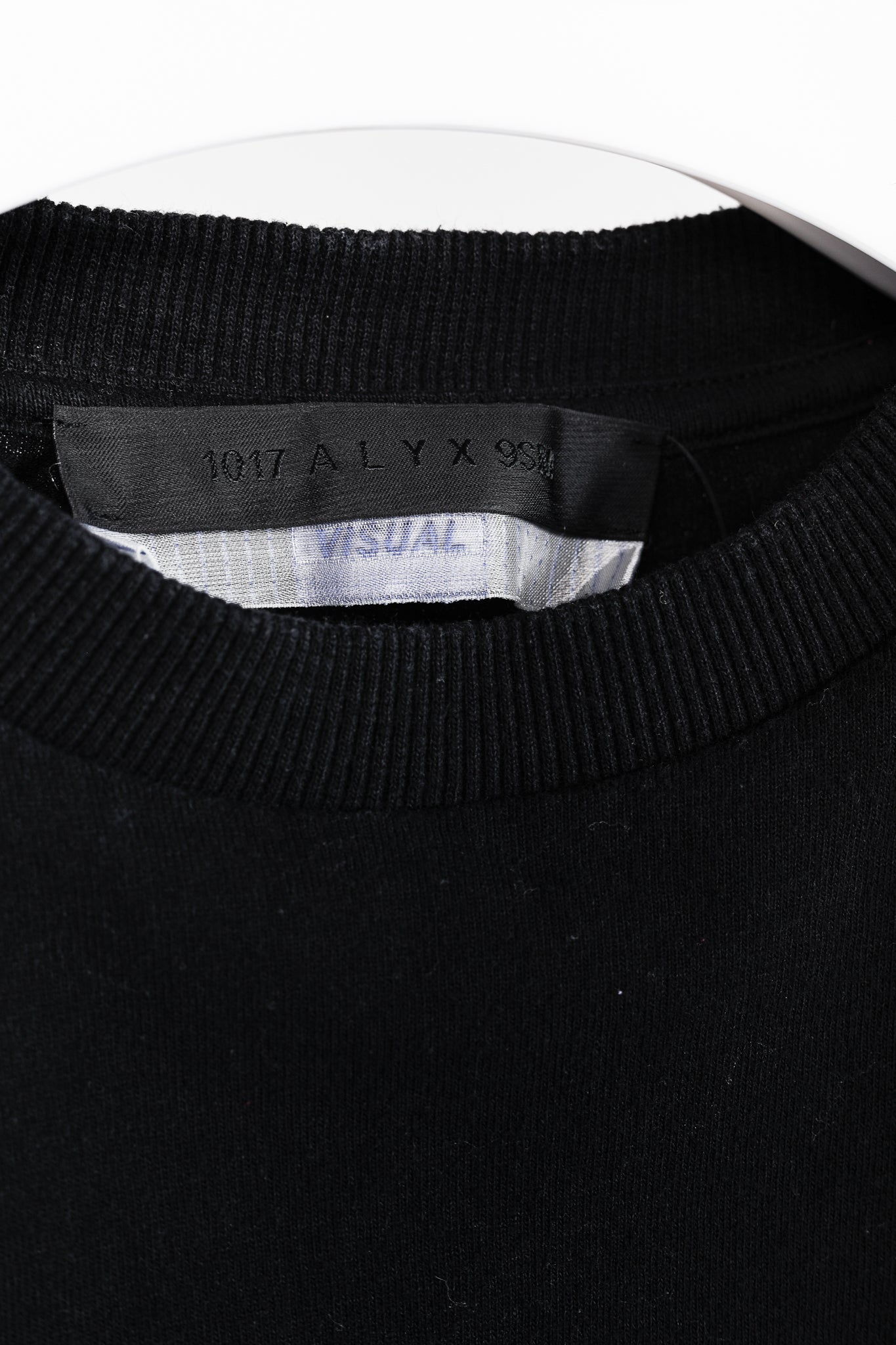 1017 ALYX 9SM AW/20 Black Visual "Reality Systems" Short Sleeve T-Shirt