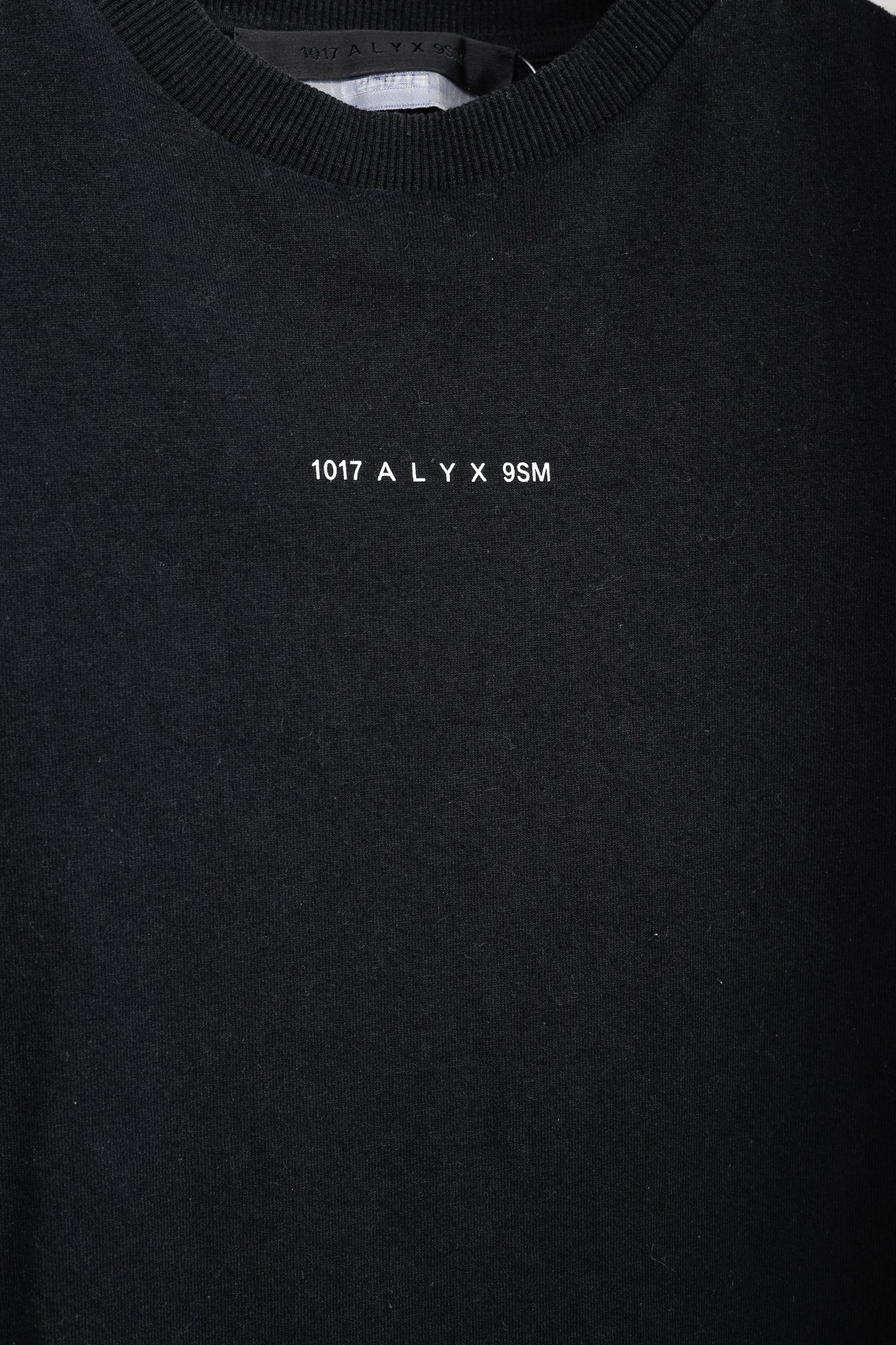 1017 ALYX 9SM AW/20 Black Visual "Reality Systems" Short Sleeve T-Shirt