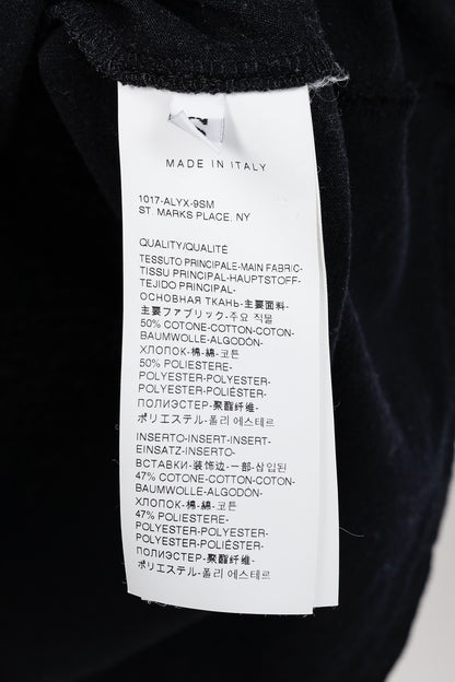 1017 ALYX 9SM AW/20 Black Visual "Reality Systems" Short Sleeve T-Shirt
