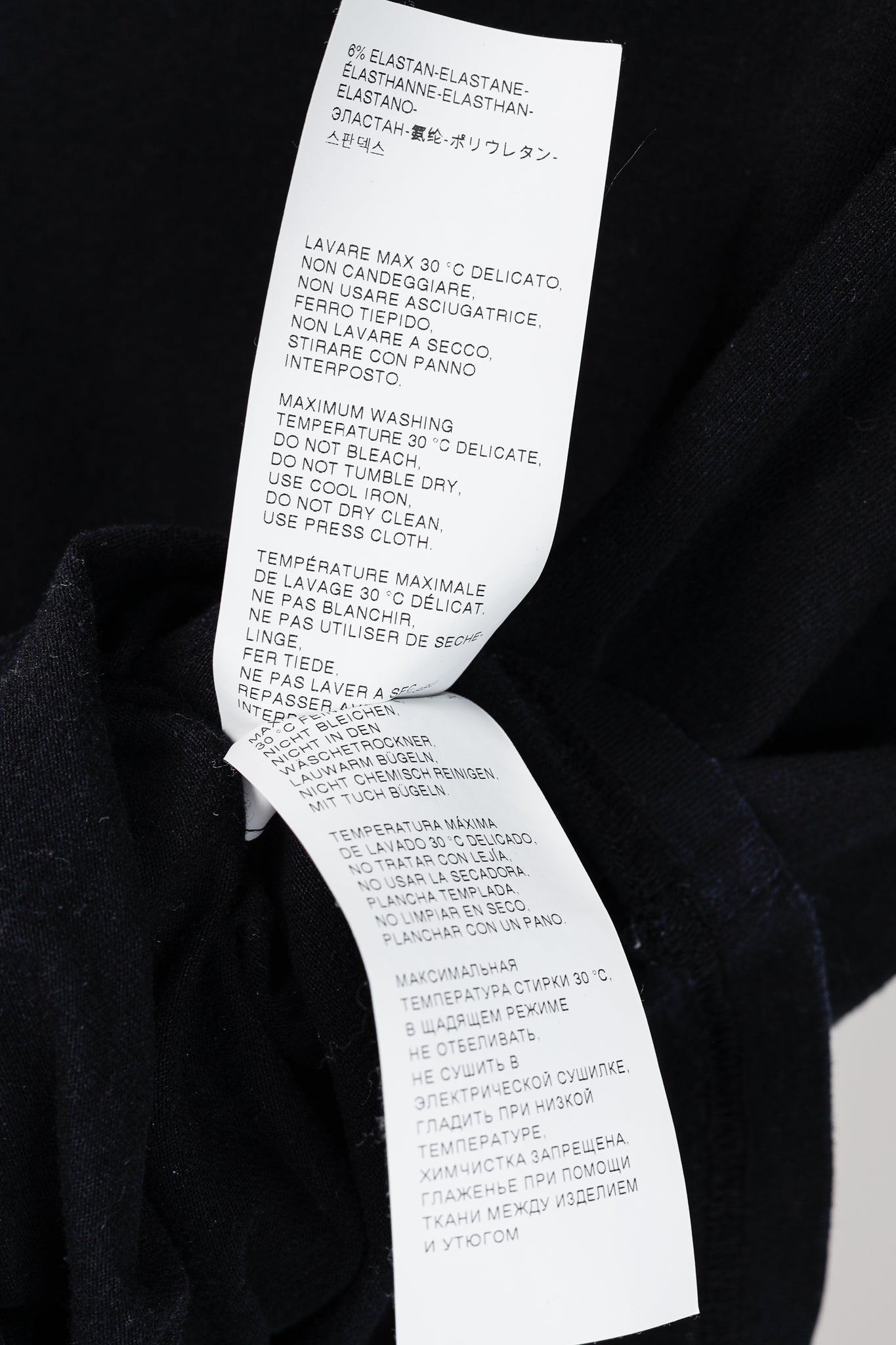 1017 ALYX 9SM AW/20 Black Visual "Reality Systems" Short Sleeve T-Shirt