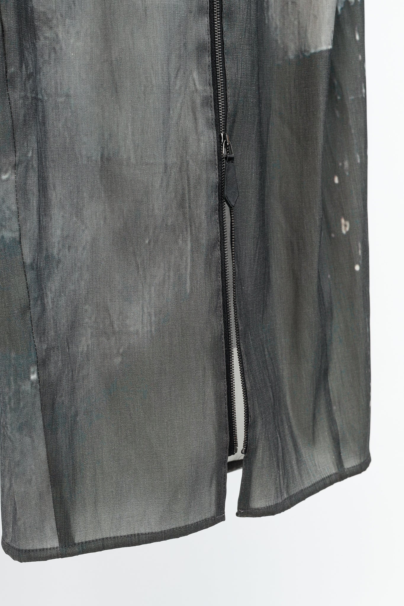 Annette Gortz SS/15 Dial Grey Graphic-Print Midi Dress