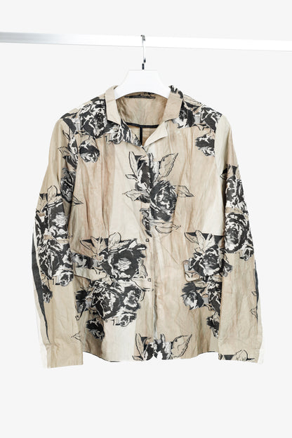 Annette Gortz SS/17 Minda Taupe Floral-Jacquard Blazer