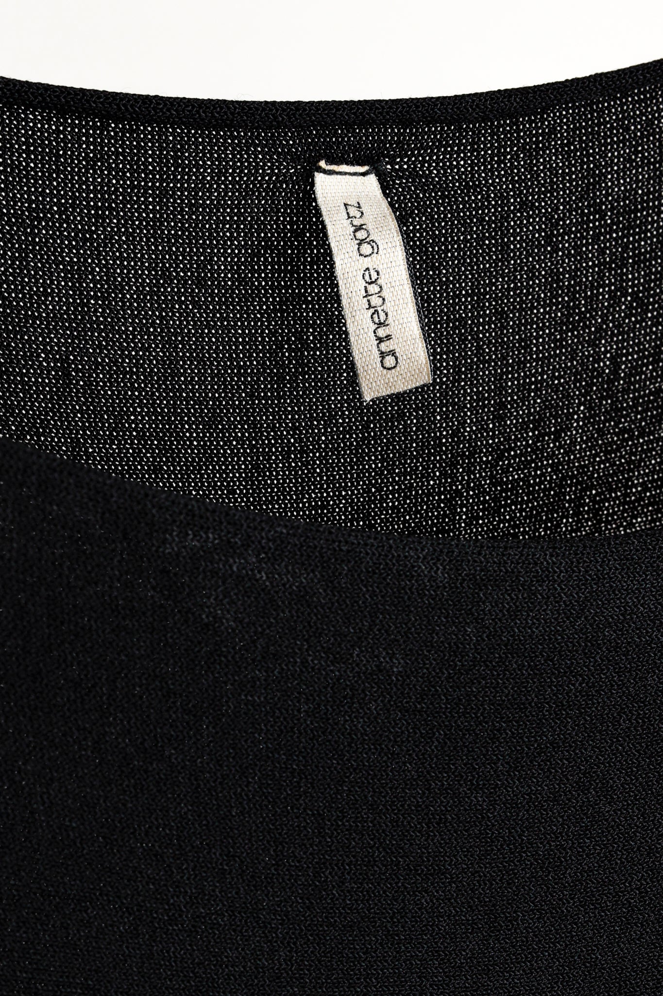 Annette Gortz SS/14 Bar Black Grey Block Knit Pullover