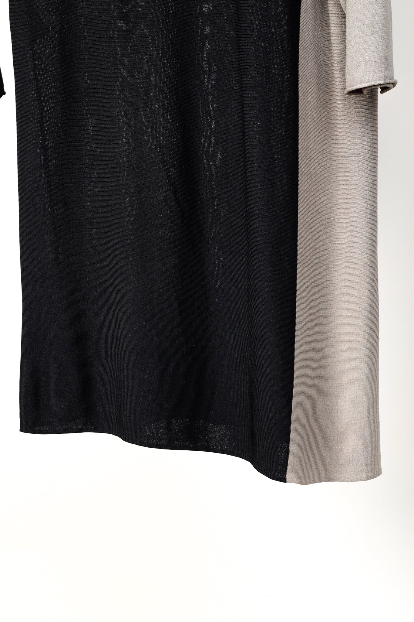 Annette Gortz SS/14 Bar Black Grey Block Knit Pullover