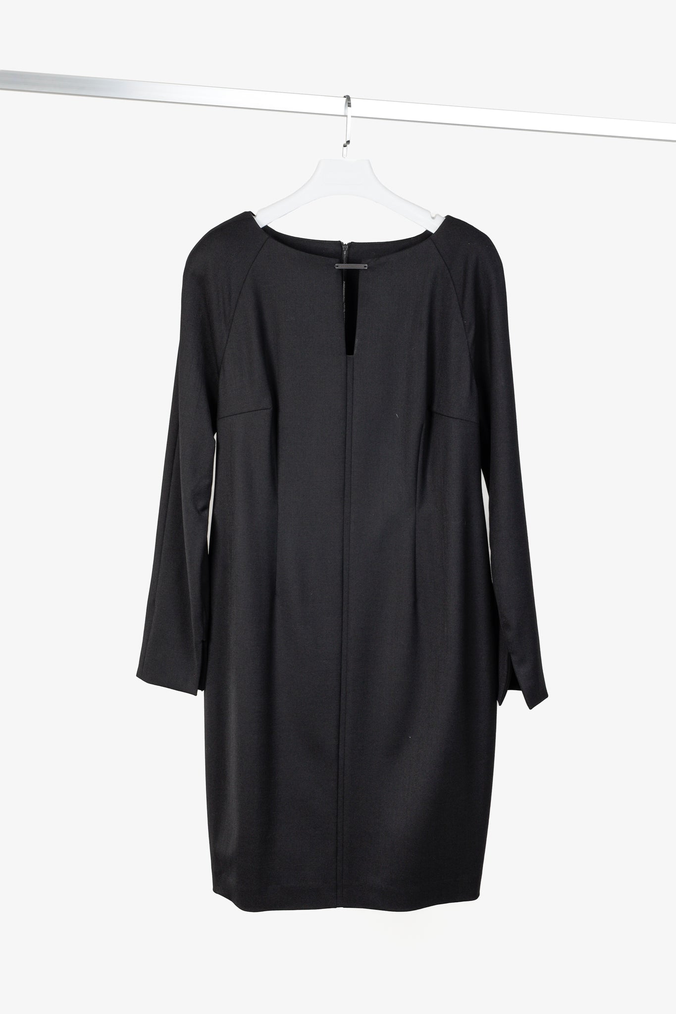 Annette Gortz Calla Black Long Sleeve Shift Dress