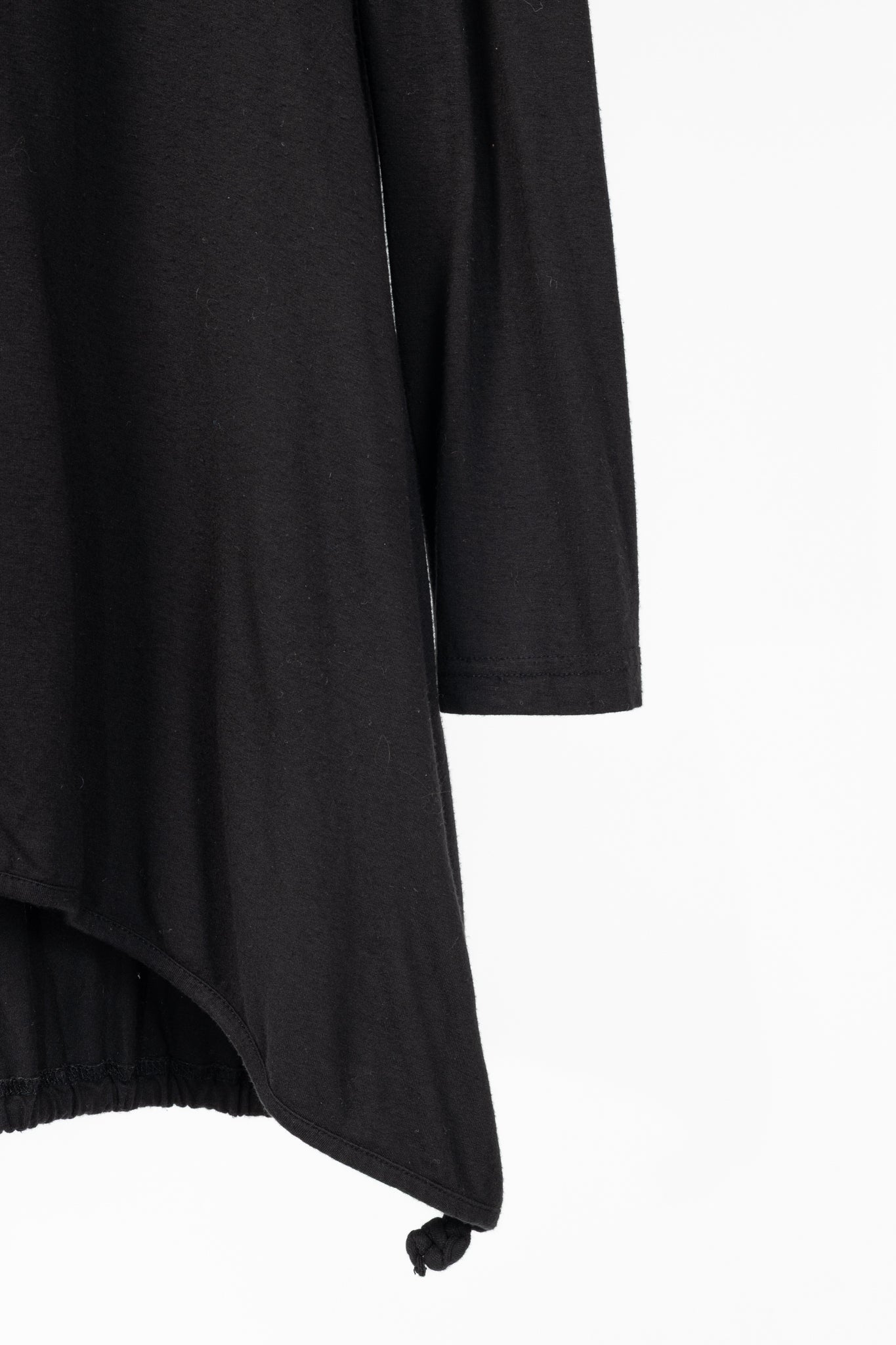 Annette Gortz Faro Black Jersey Drawstring-Hem Tunic