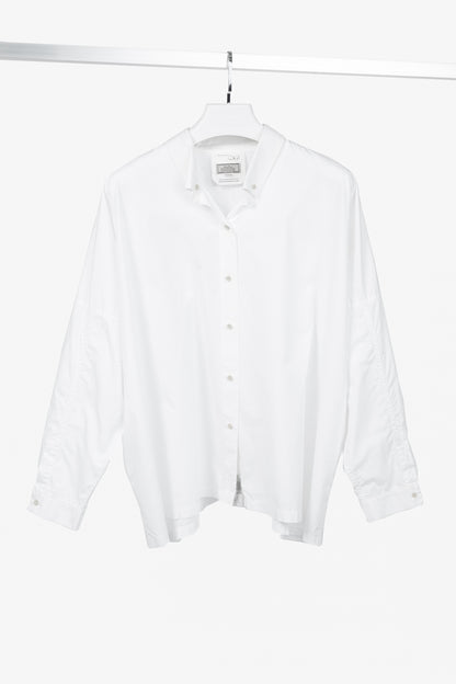 Annette Gortz SS/12 White Oversized Cotton Buttoned Shirt