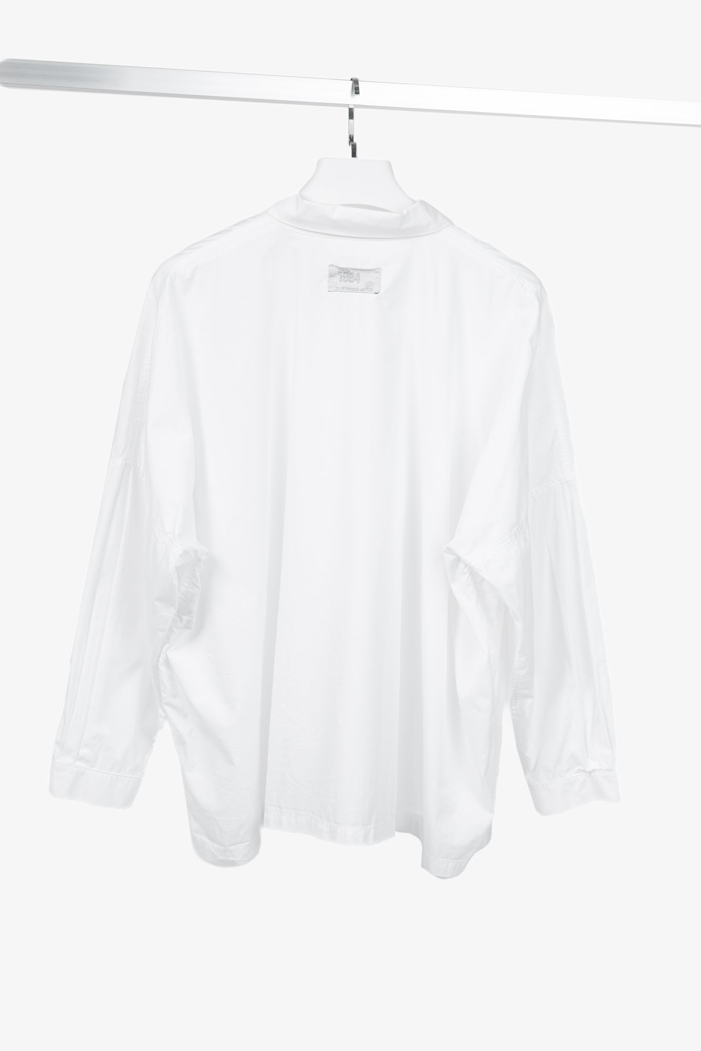 Annette Gortz SS/12 White Oversized Cotton Buttoned Shirt