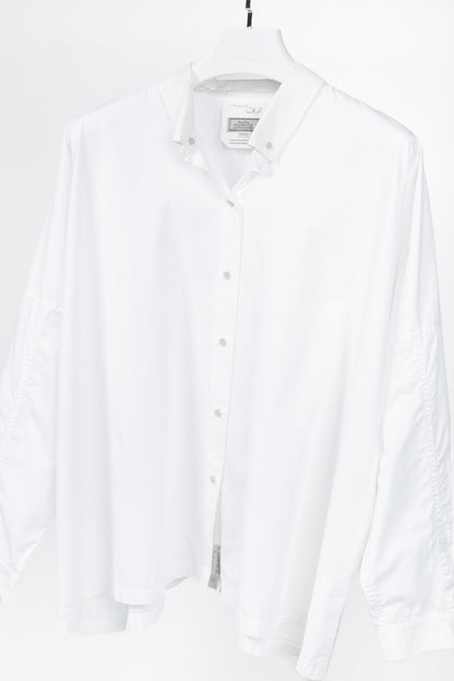 Annette Gortz SS/12 White Oversized Cotton Buttoned Shirt