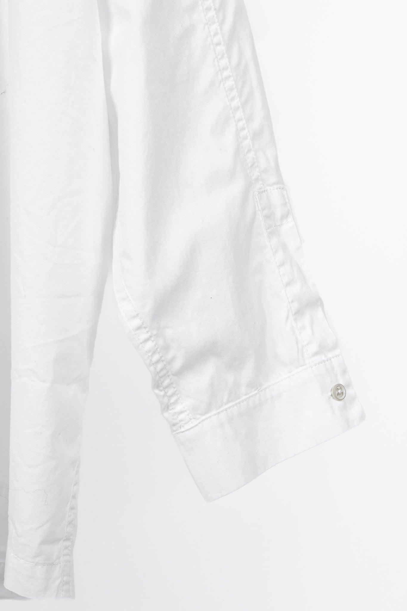 Annette Gortz SS/12 White Oversized Cotton Buttoned Shirt