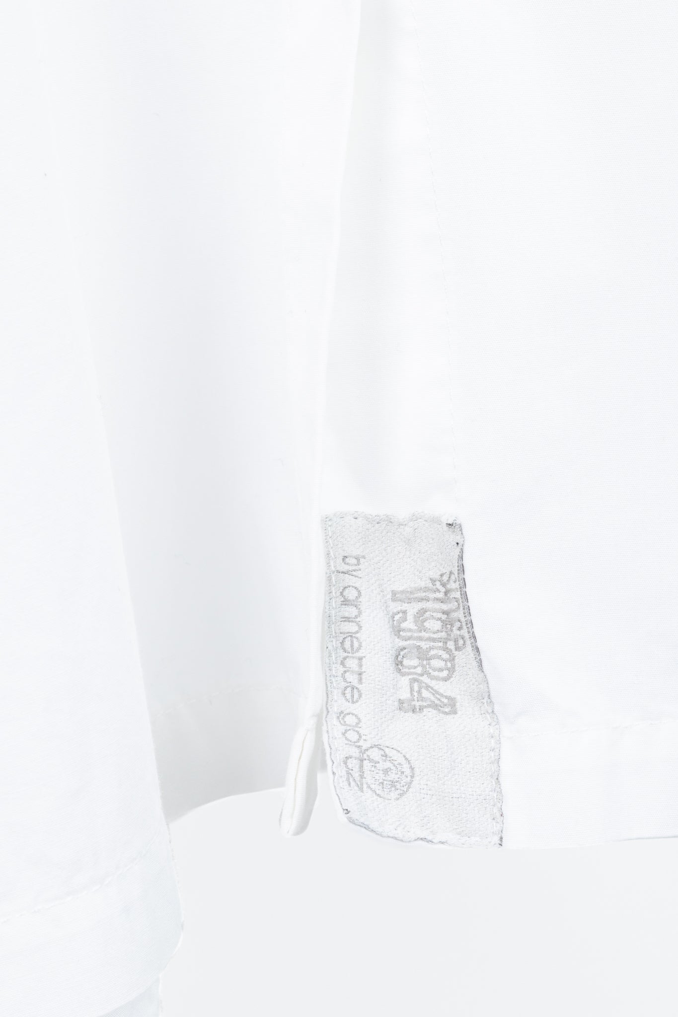 Annette Gortz SS/12 White Oversized Cotton Buttoned Shirt