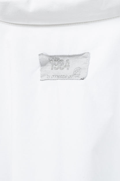 Annette Gortz SS/12 White Oversized Cotton Buttoned Shirt