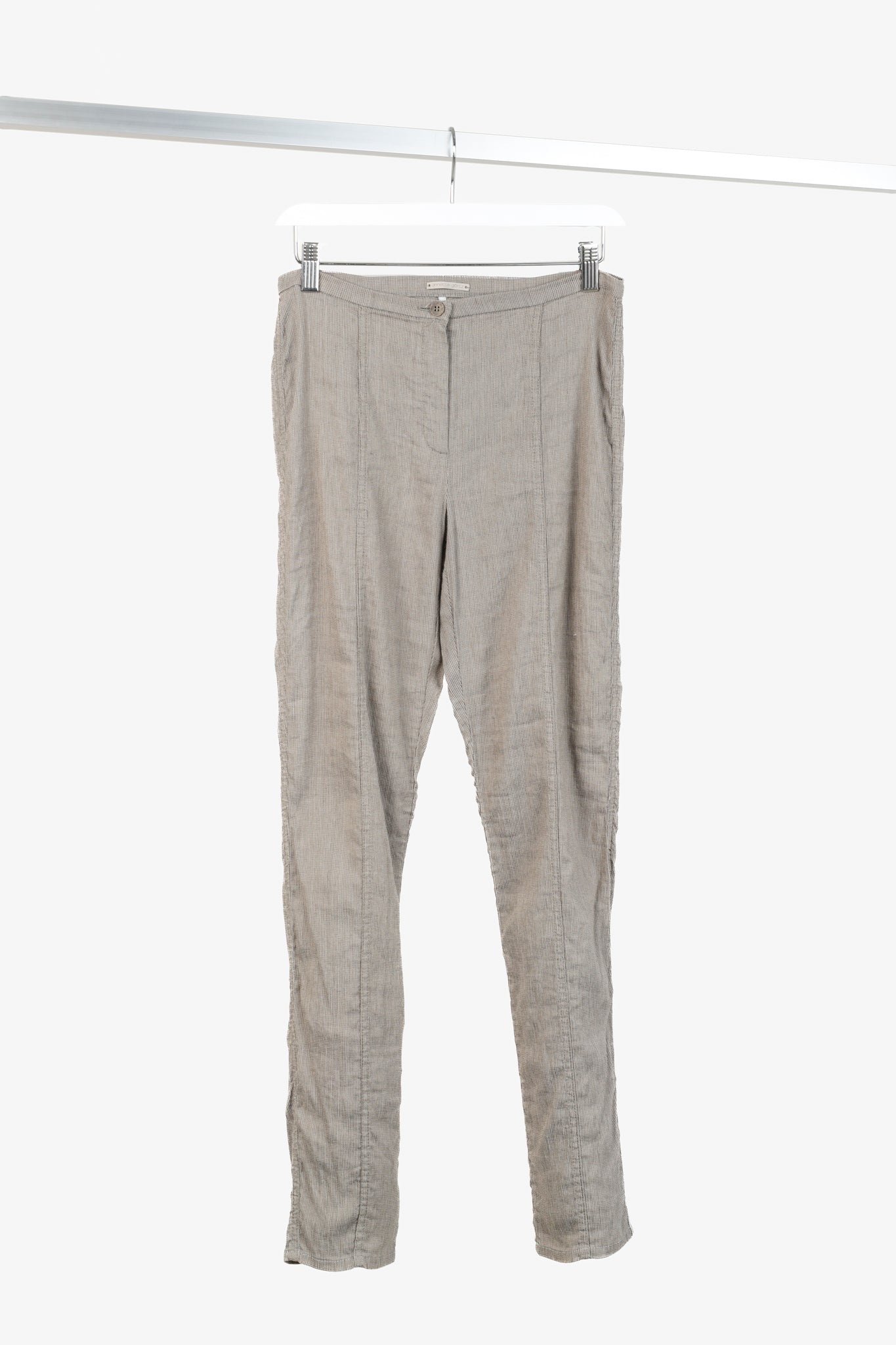 Annette Gortz SS/16 Eric Brown Linen-Blend Skinny Pants