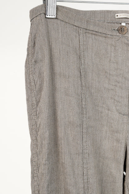 Annette Gortz SS/16 Eric Brown Linen-Blend Skinny Pants