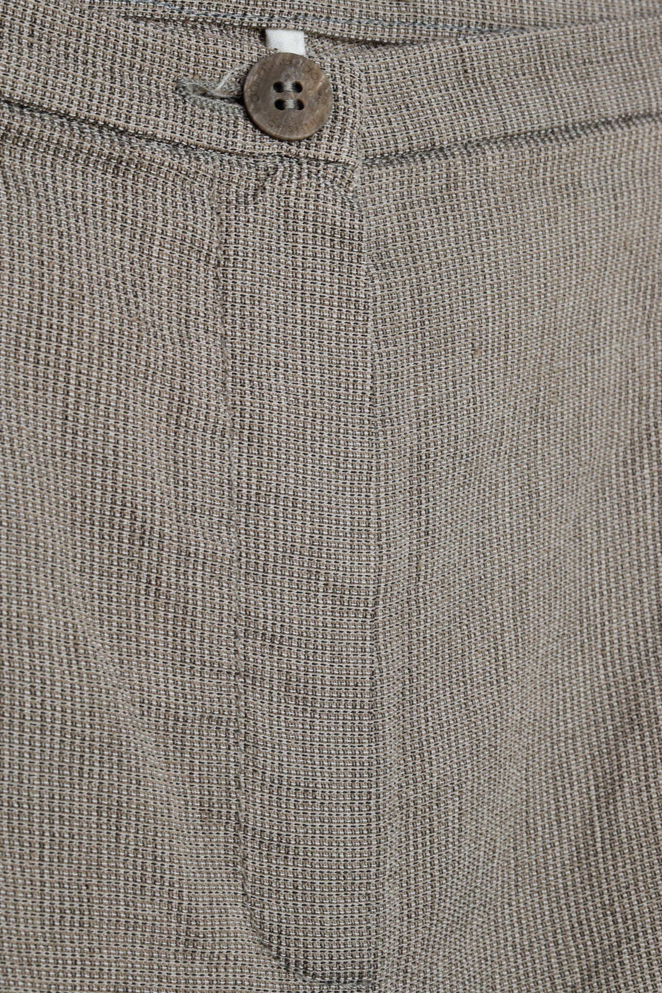 Annette Gortz SS/16 Eric Brown Linen-Blend Skinny Pants