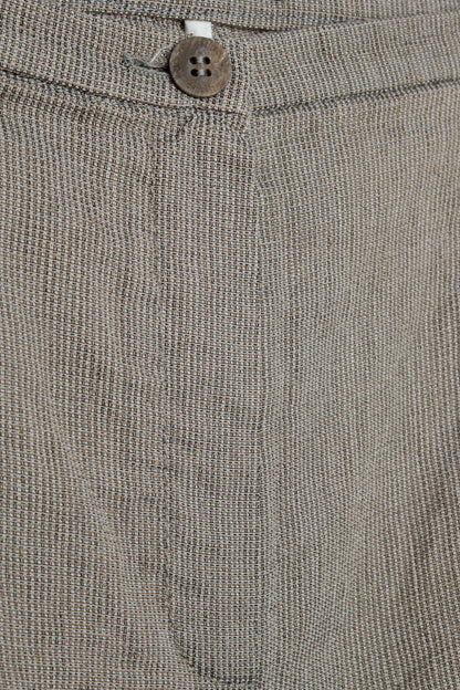 Annette Gortz SS/16 Eric Brown Linen-Blend Skinny Pants