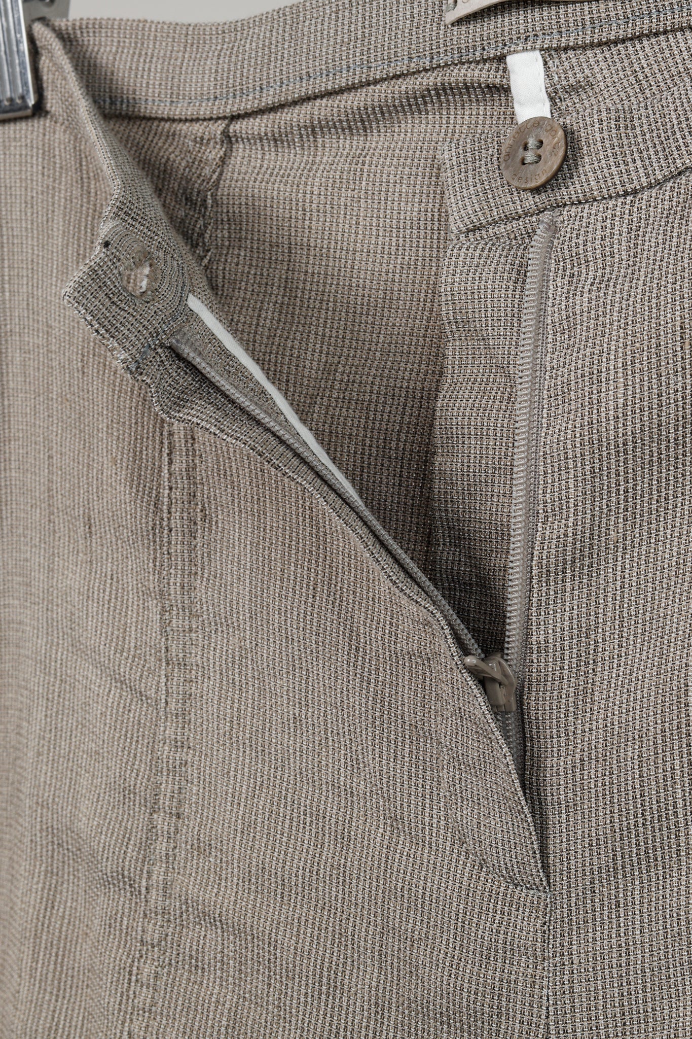 Annette Gortz SS/16 Eric Brown Linen-Blend Skinny Pants