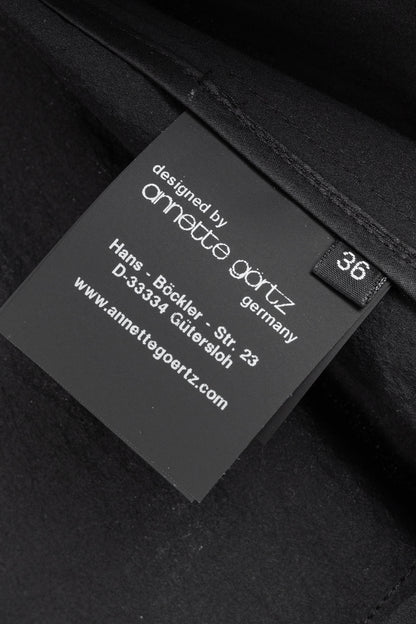 Annette Gortz SS/20 Evox Nero Cotton Snap-Off Jacket