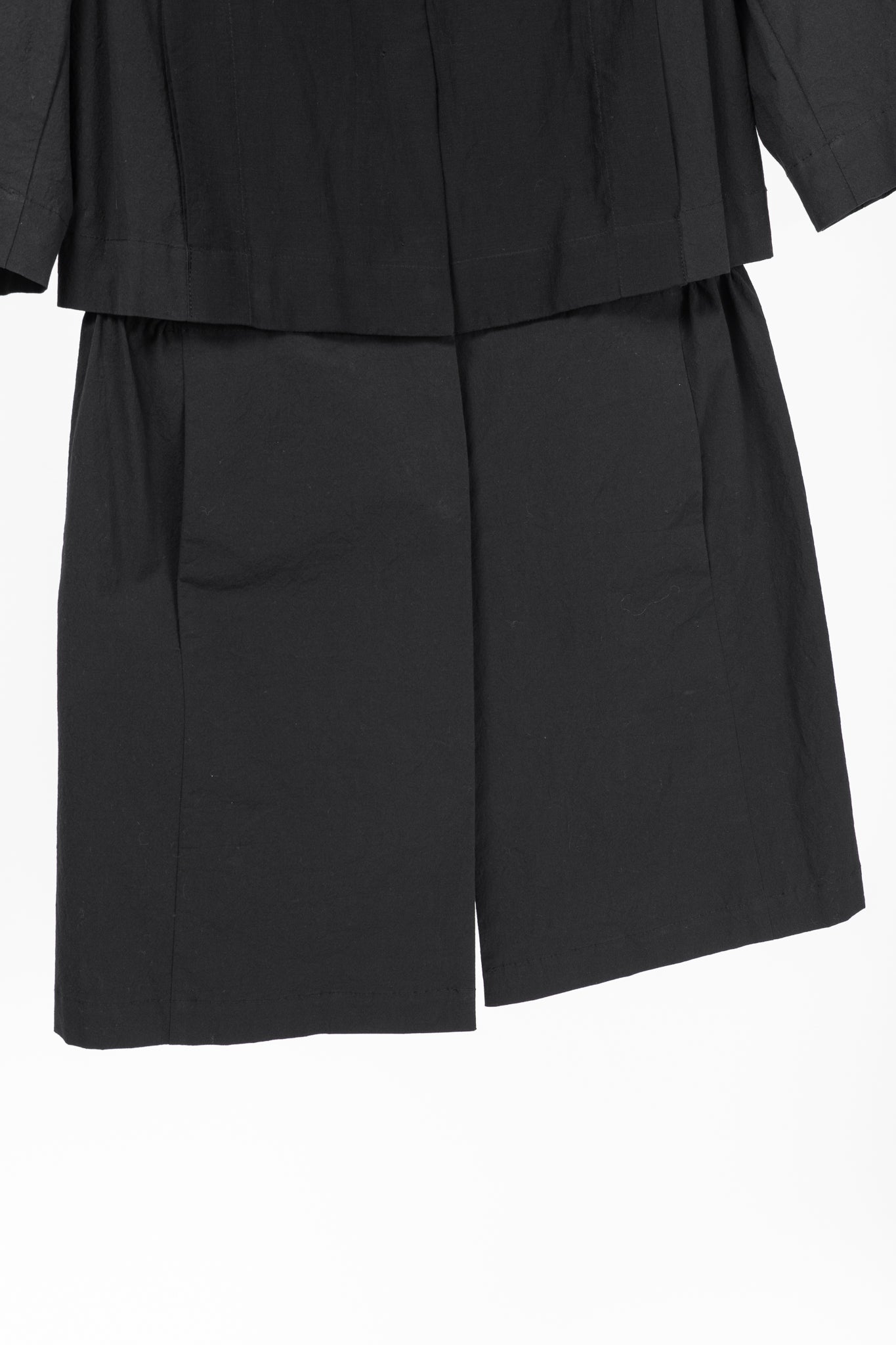 Annette Gortz SS/20 Evox Nero Cotton Snap-Off Jacket