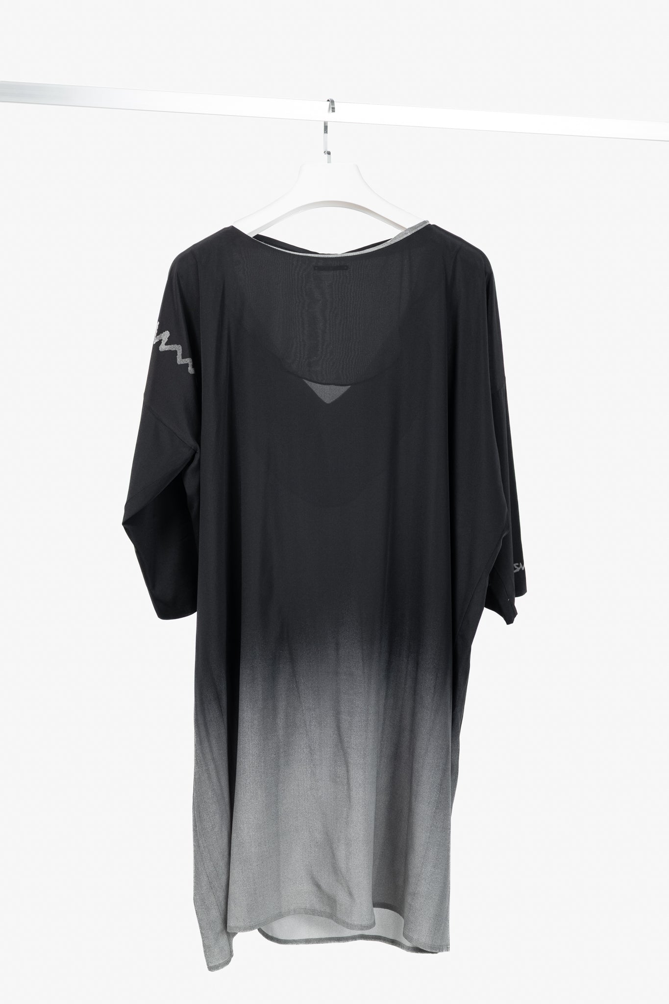Annette Gortz SS/16 Caya Black & Grey Gradient Silk Mini Dress