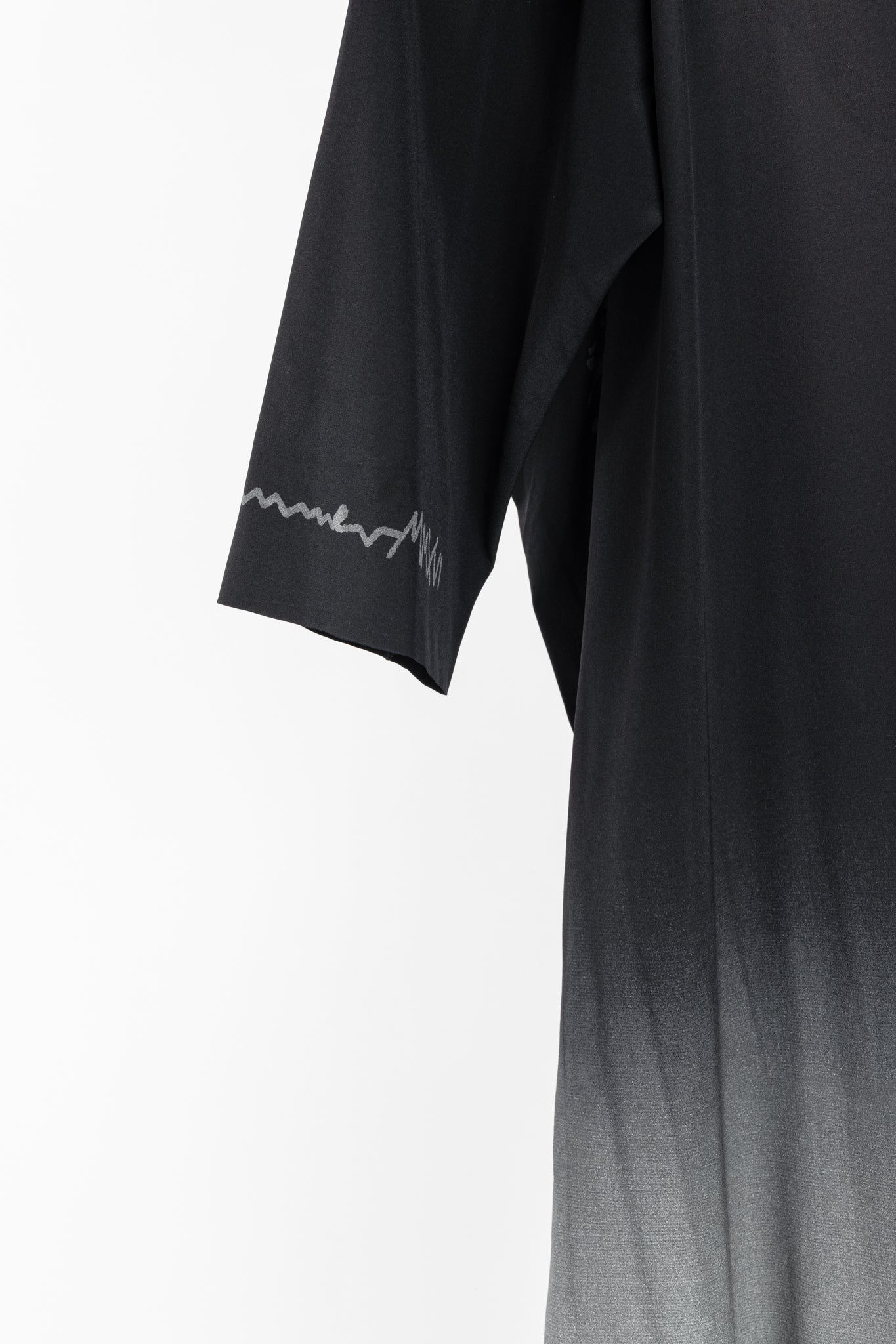 Annette Gortz SS/16 Caya Black & Grey Gradient Silk Mini Dress