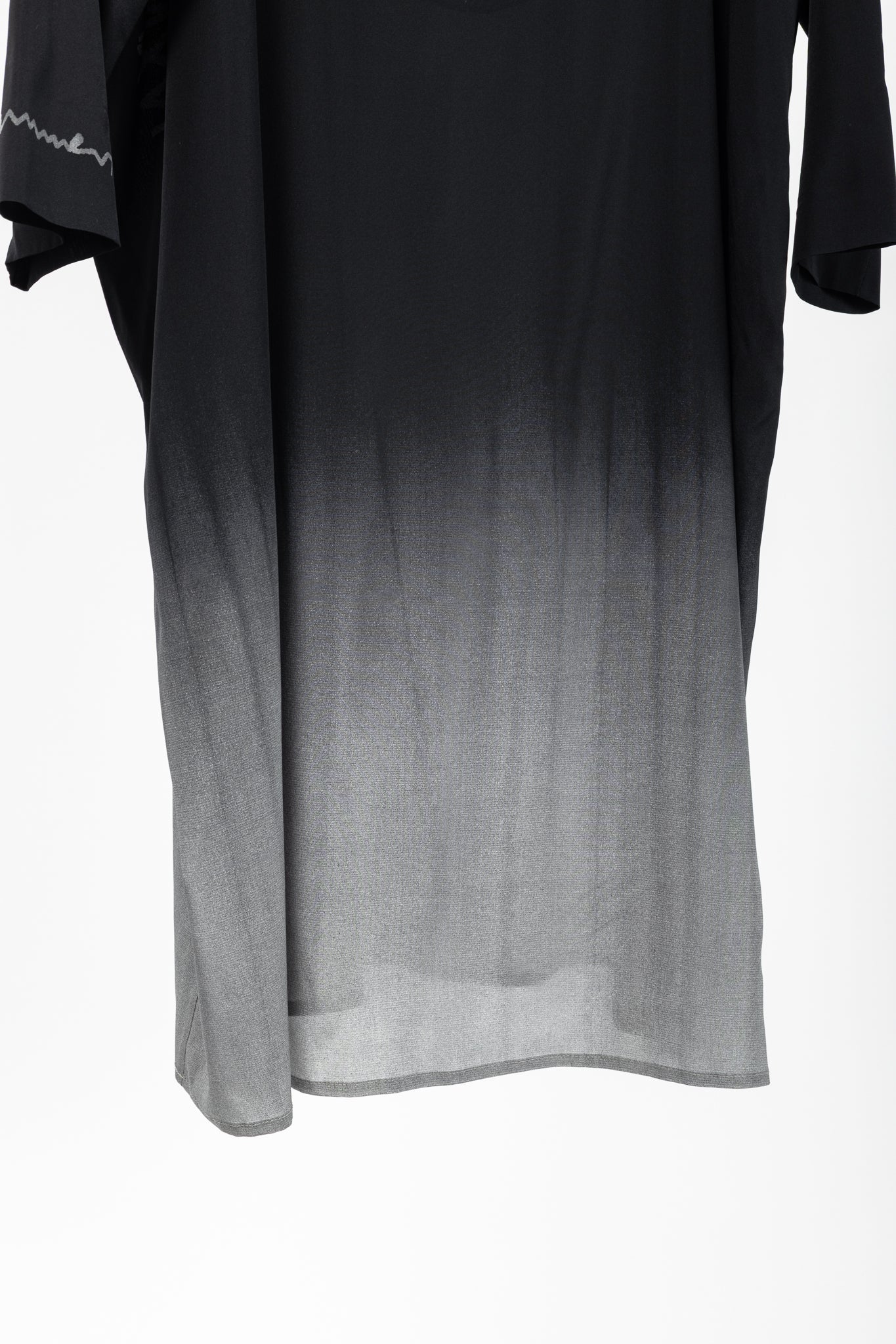 Annette Gortz SS/16 Caya Black & Grey Gradient Silk Mini Dress