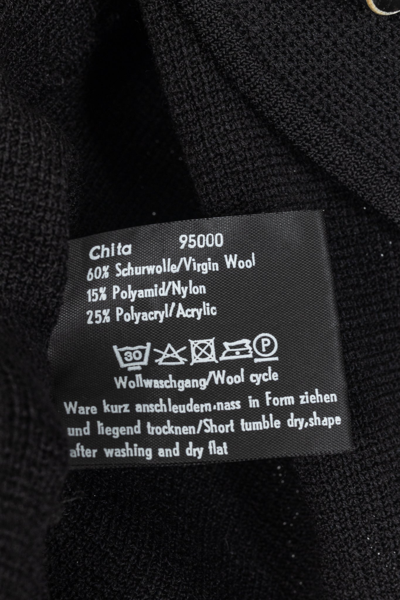 Annette Gortz AW09 Chita Black Wool-Blend Buttoned Jacket