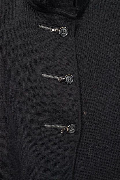RJ By Ring Jacket Navy Cotton Seersucker Utility Jacket