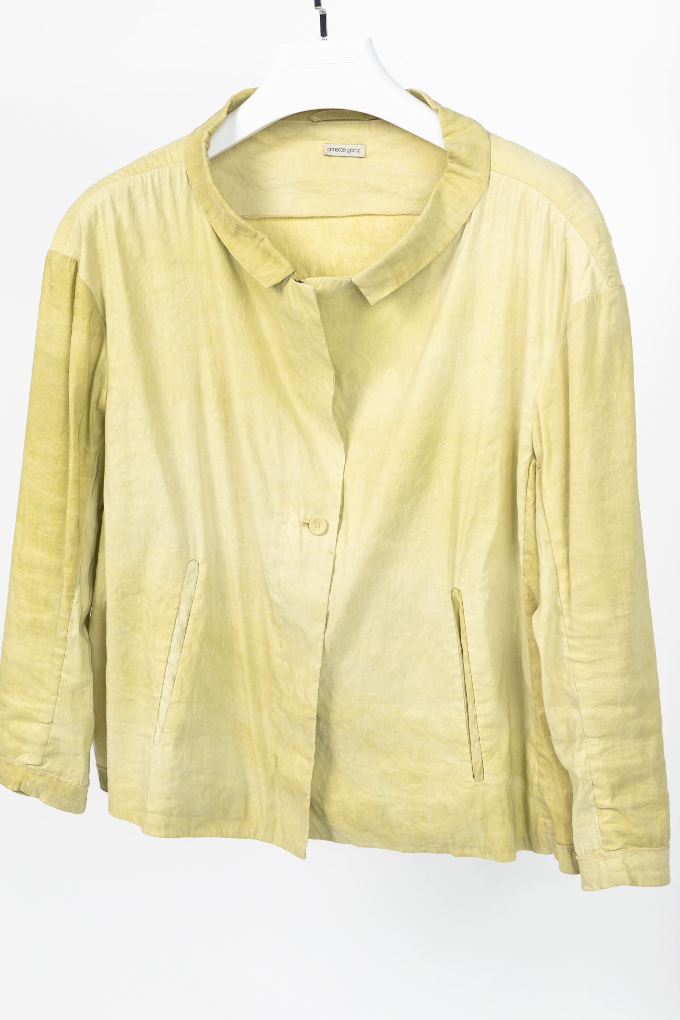 Annette Gortz SS/13 Kian Yellow Stretch-Linen Jacket