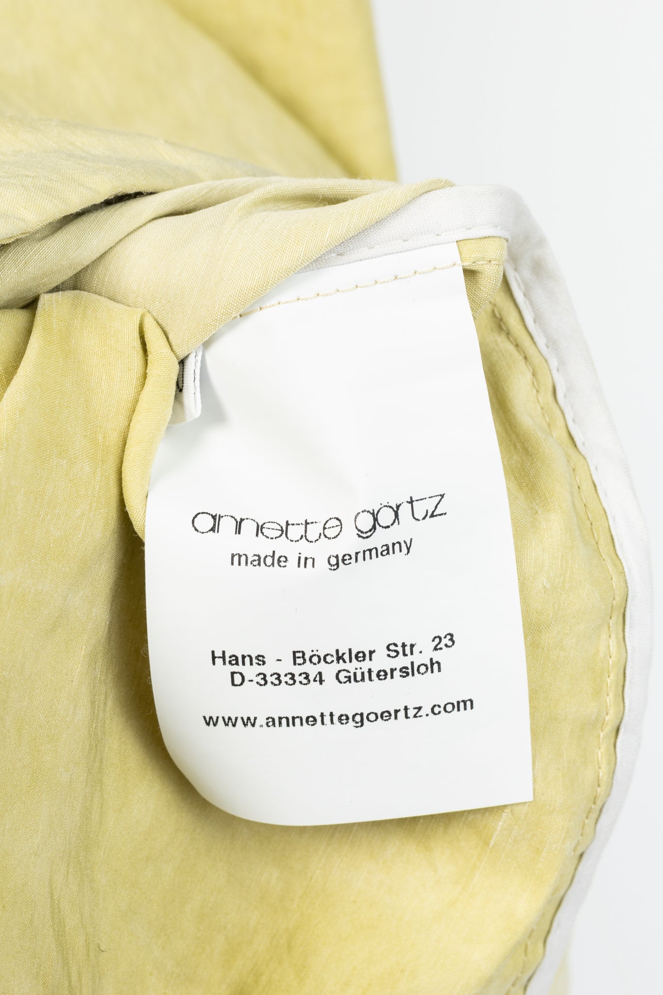Annette Gortz SS/13 Kian Yellow Stretch-Linen Jacket