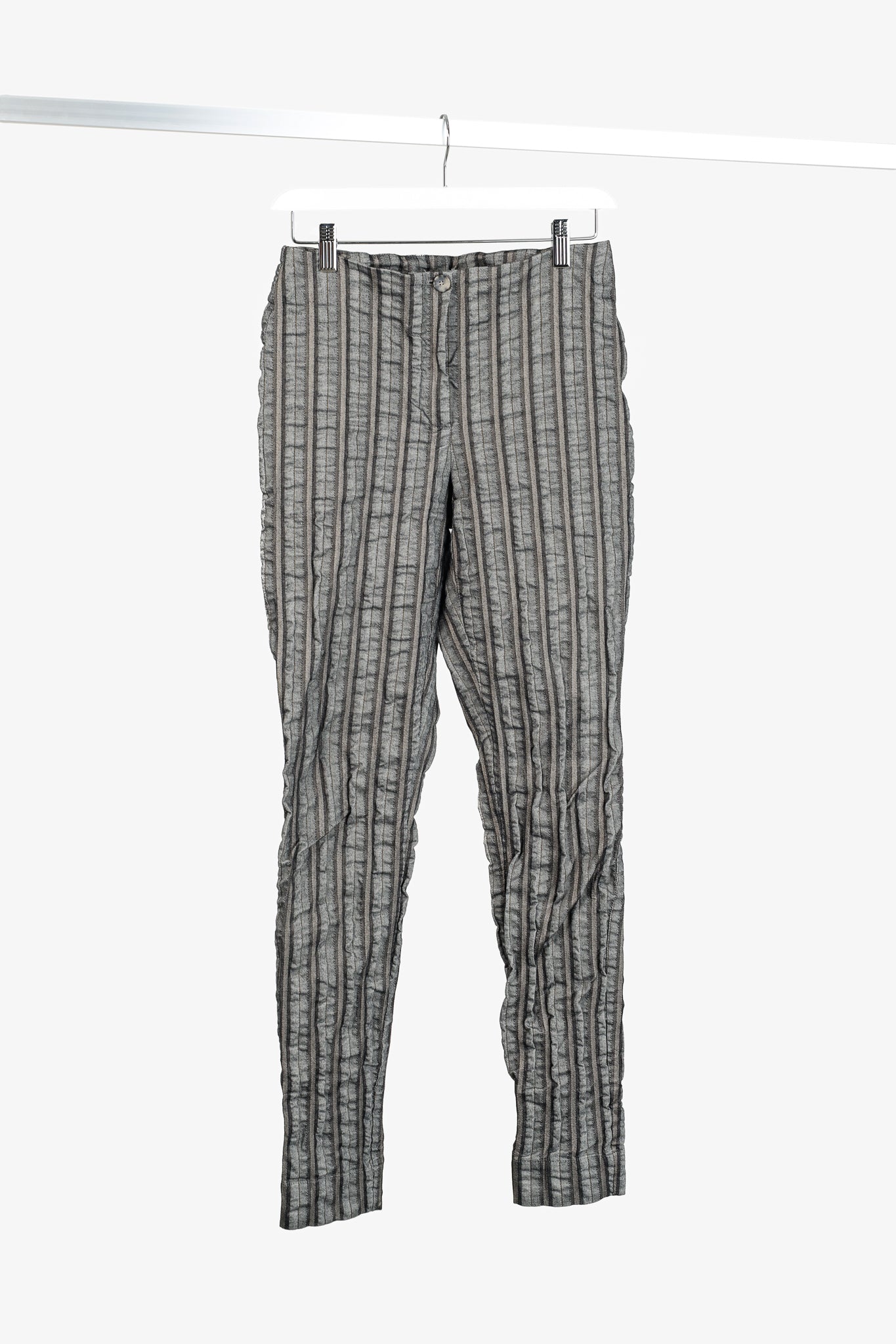 Annette Gortz AW/19 Willy Blent Stripe Skinny Trousers