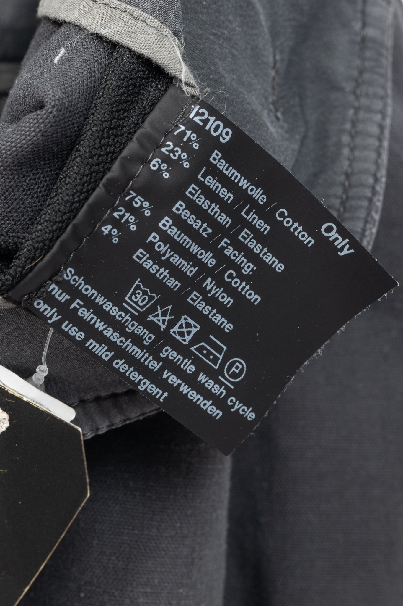 RJ By Ring Jacket Navy Cotton Seersucker Utility Jacket