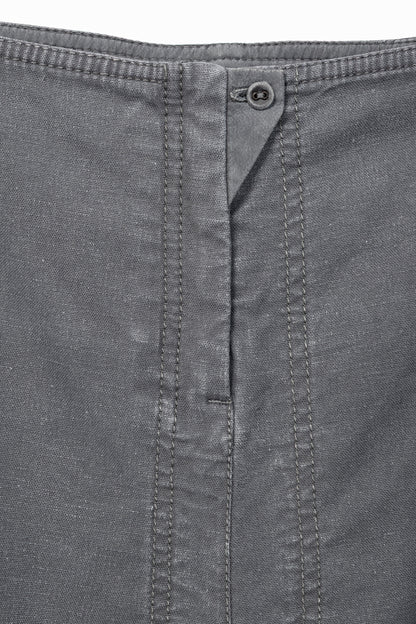 RJ By Ring Jacket Navy Cotton Seersucker Utility Jacket