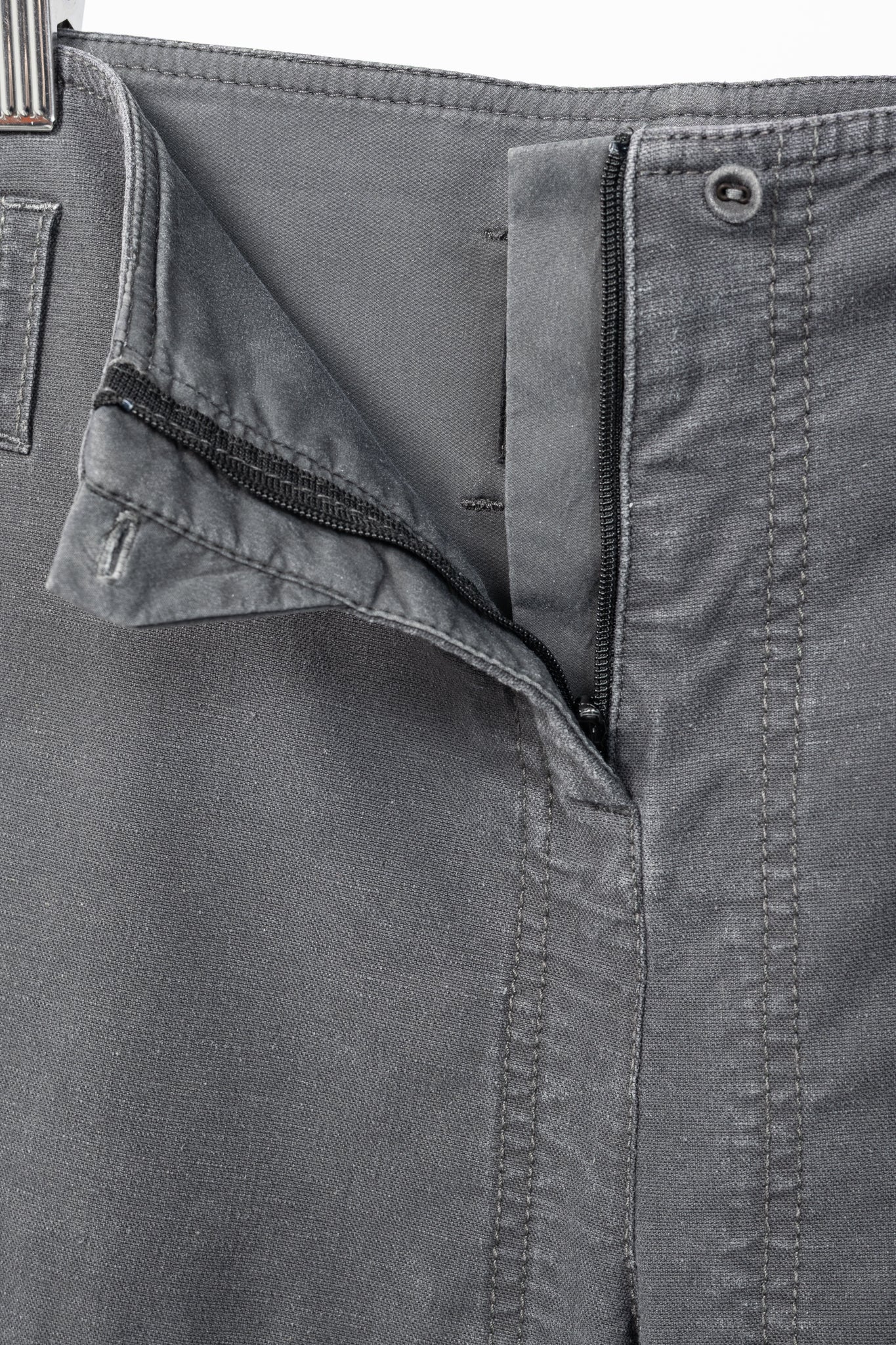 RJ By Ring Jacket Navy Cotton Seersucker Utility Jacket