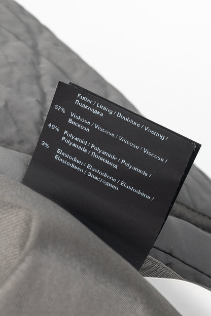 Annette Gortz AW14 Clyde Grey Waxed Pebble-Texture Coat