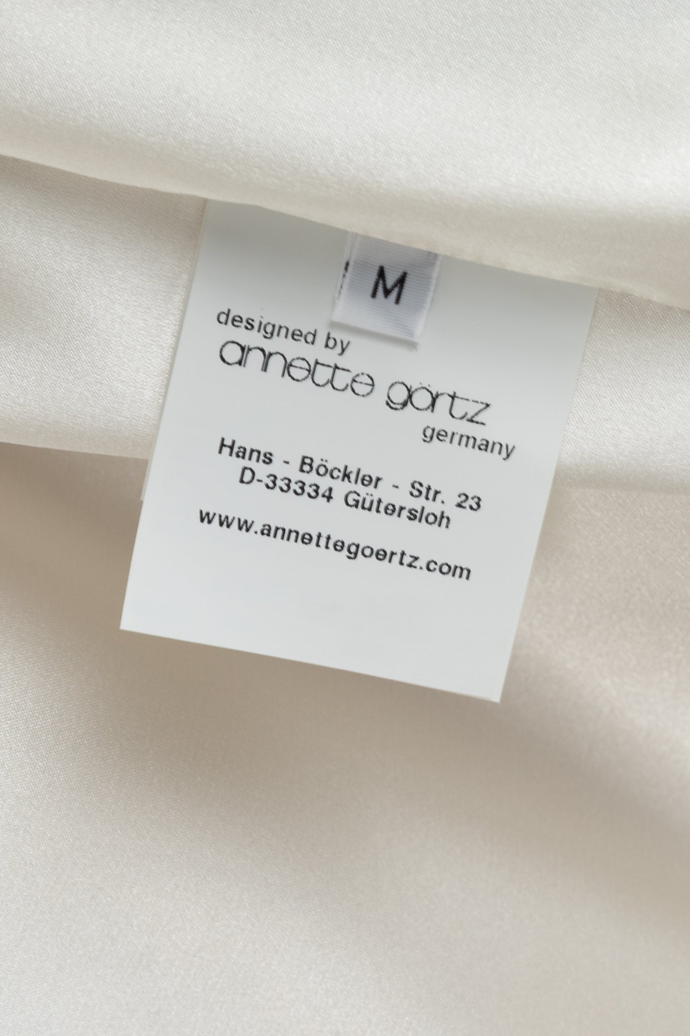 Annette Gortz AW/19 Gel Cream Faux Fur Jacket