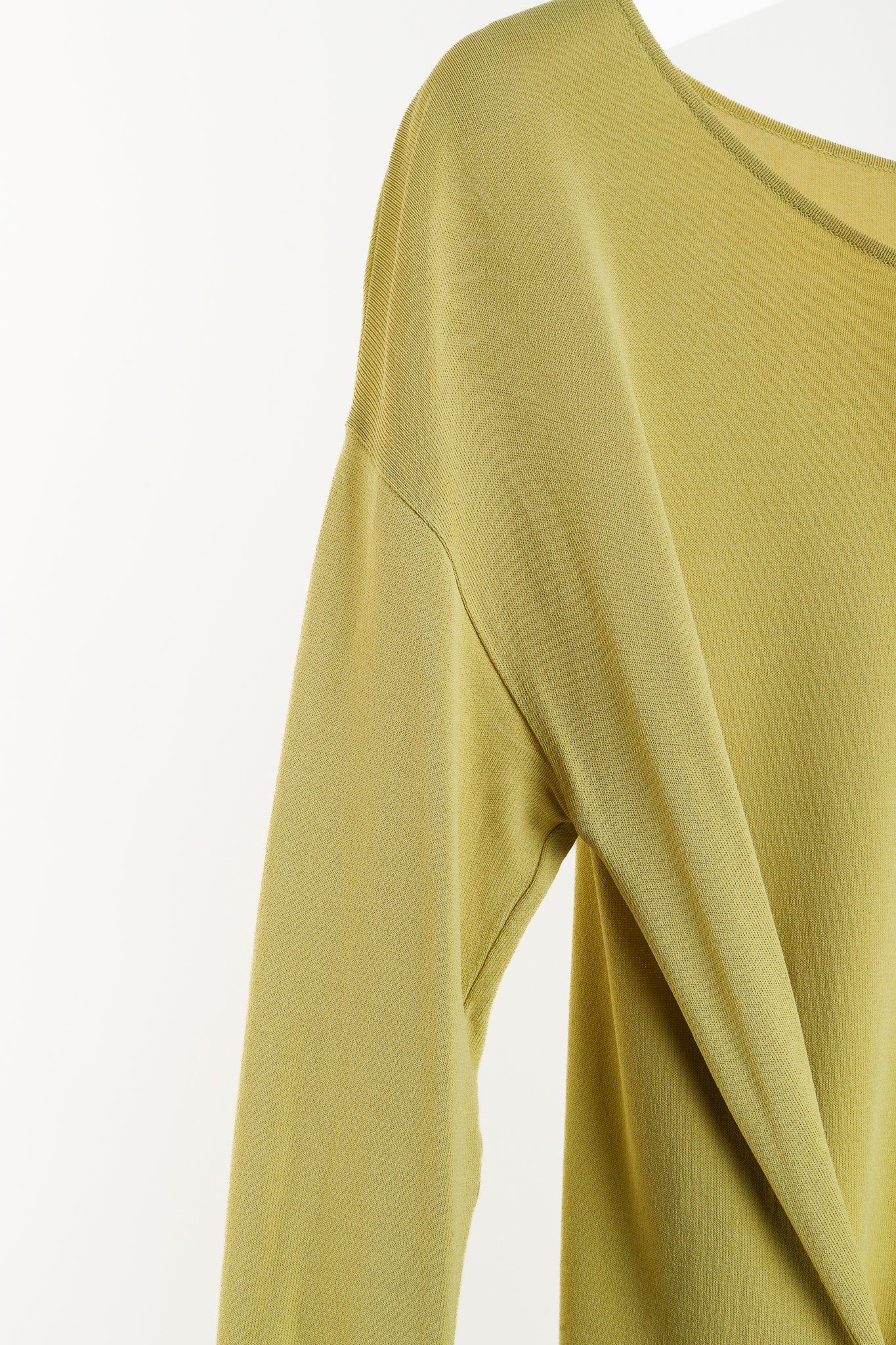 Annette Gortz SS/13 Liam Yellow Cotton-Blend Front-Zip Sweater