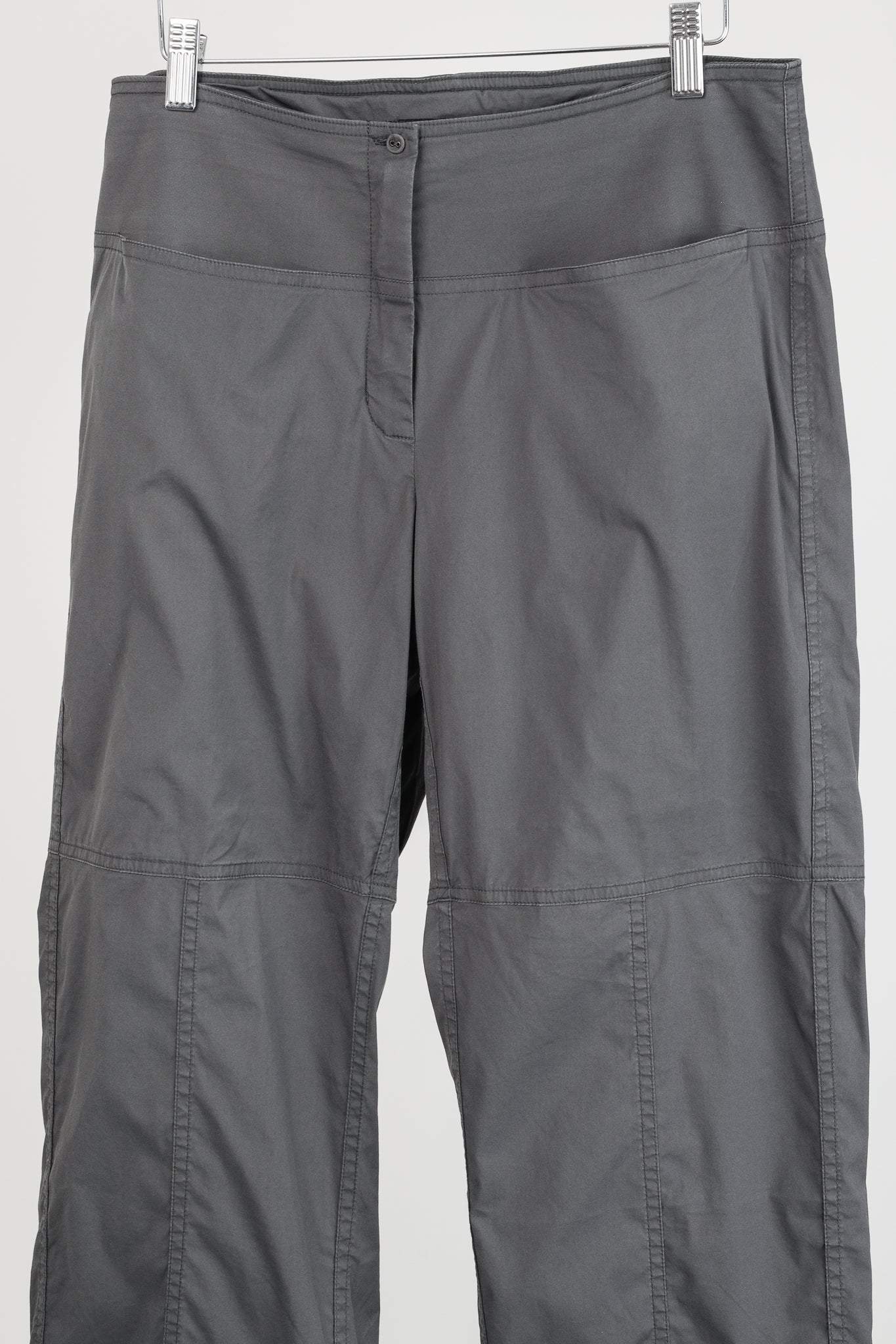 Annette Gortz SS/11 Mao Grey Cotton-Poplin Cropped Pants