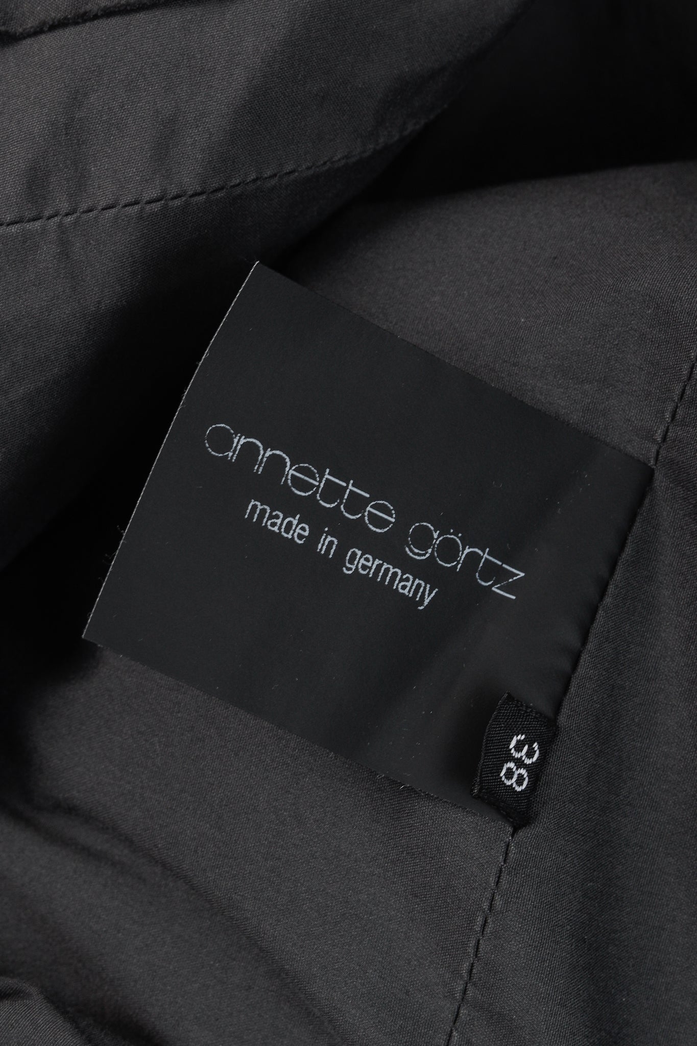 Annette Gortz SS/11 Mao Grey Cotton-Poplin Cropped Pants