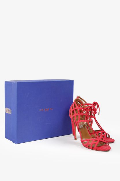 Aquazzura Pink Ginger Sandal 105 Heels