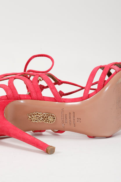 Aquazzura Pink Ginger Sandal 105 Heels