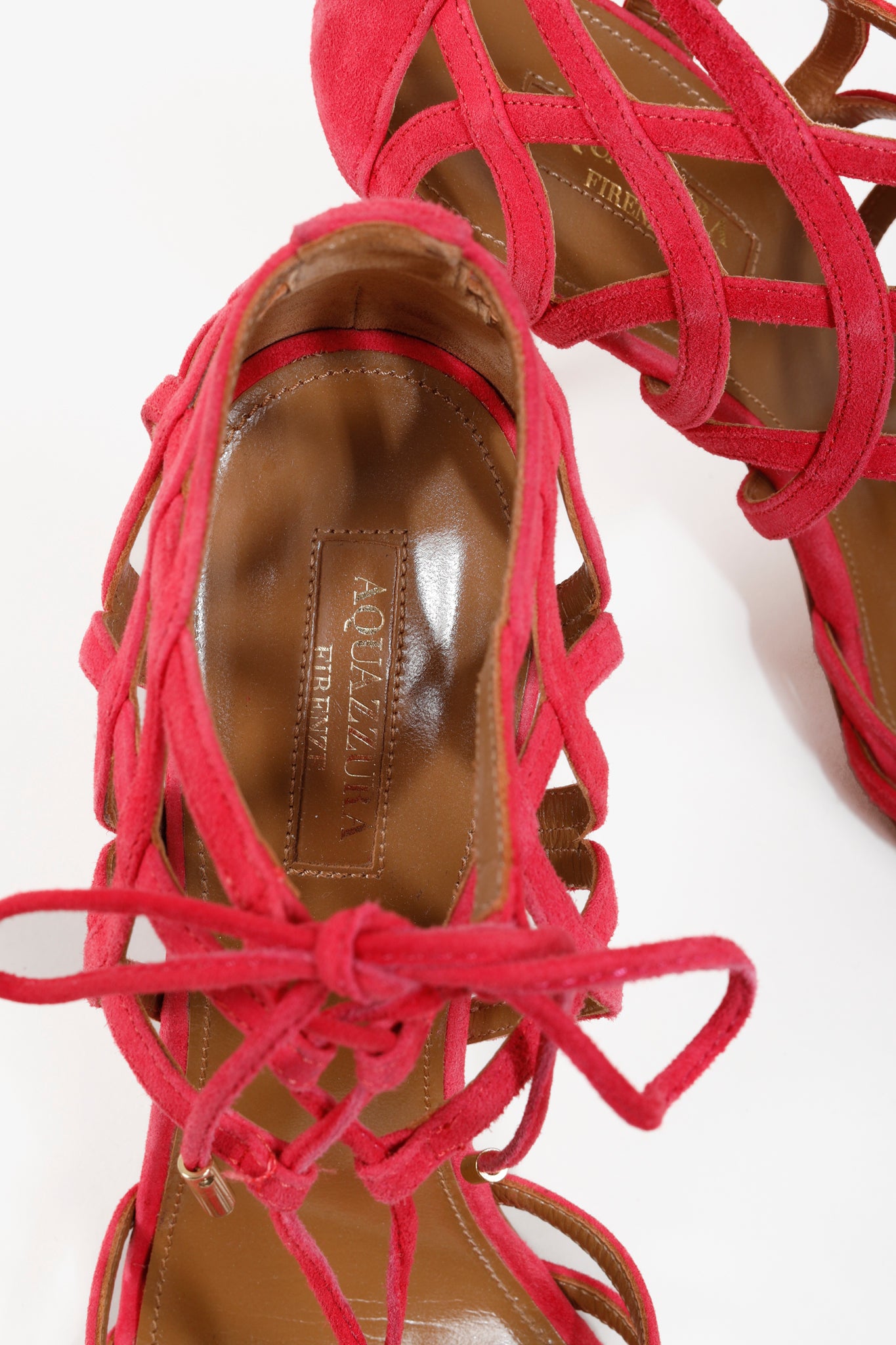 Aquazzura Pink Ginger Sandal 105 Heels