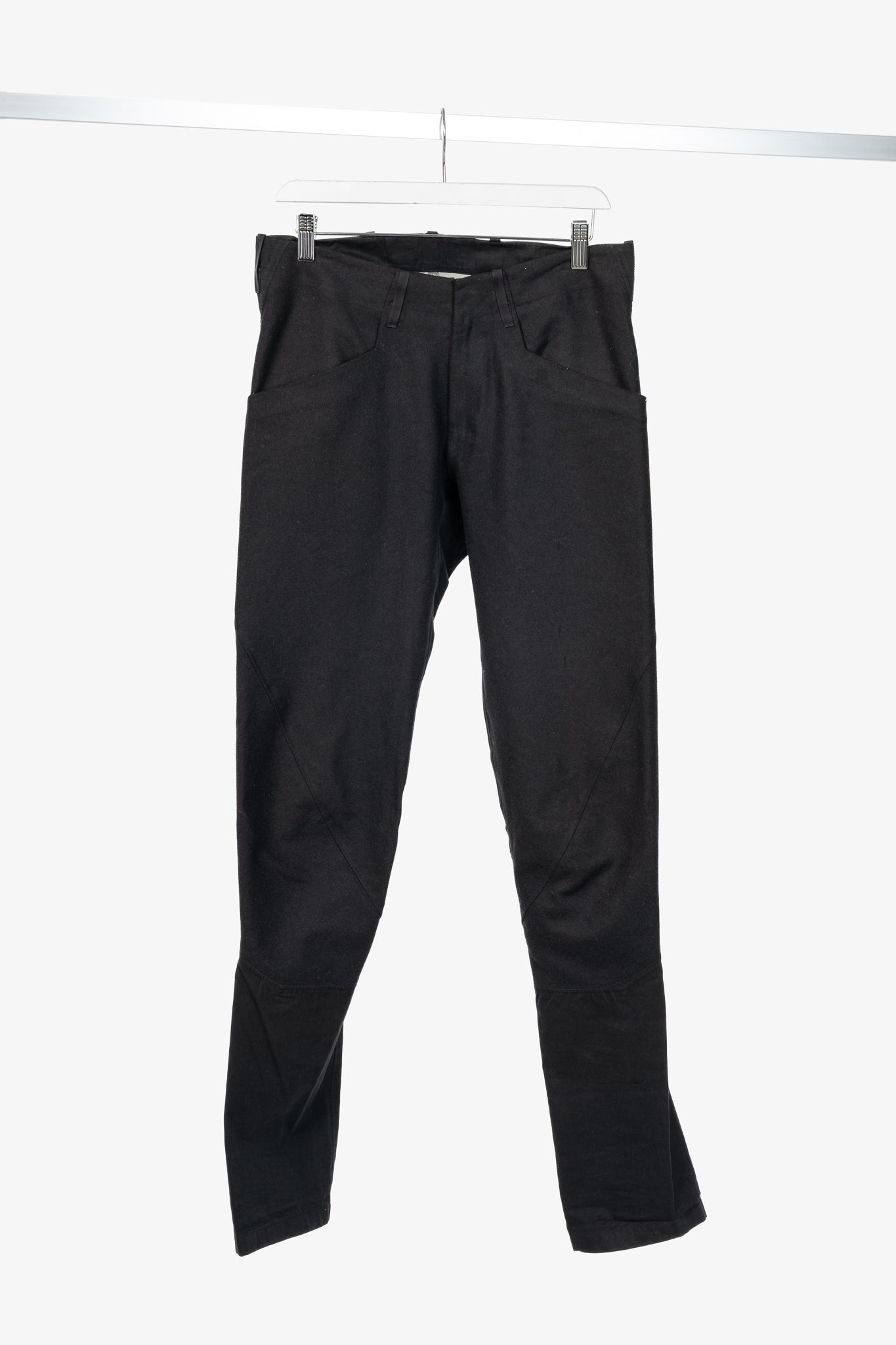 Arc'teryx Veilance Black Cotton & Wool-Flannel Slim Trousers