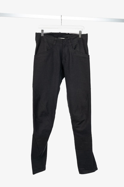 Arc'teryx Veilance Black Cotton & Wool-Flannel Slim Trousers