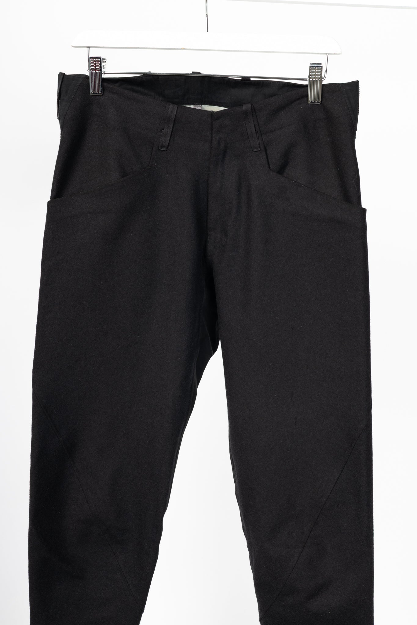 Arc'teryx Veilance Black Cotton & Wool-Flannel Slim Trousers