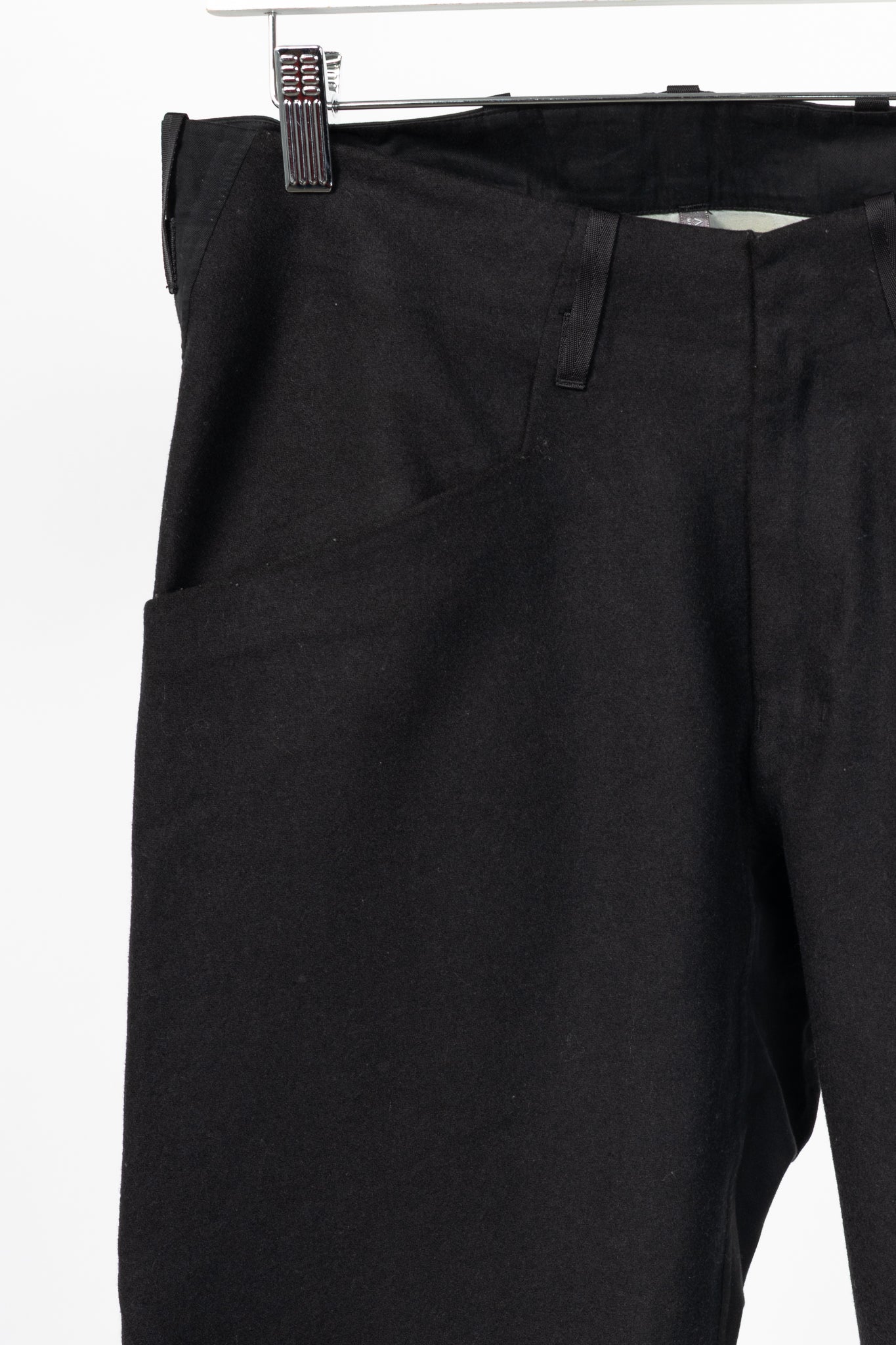 Arc'teryx Veilance Black Cotton & Wool-Flannel Slim Trousers