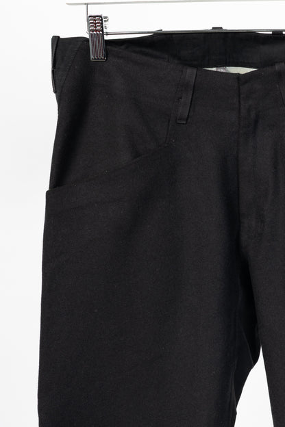 Arc'teryx Veilance Black Cotton & Wool-Flannel Slim Trousers