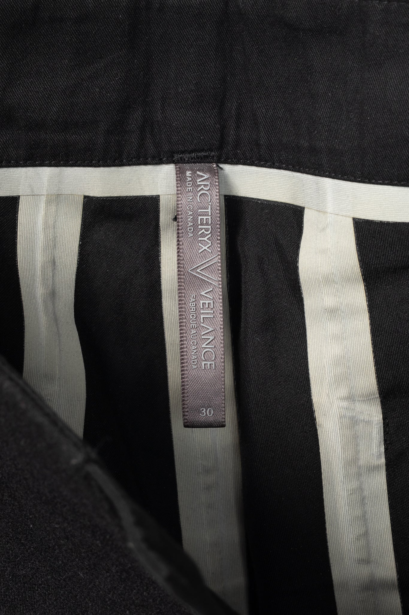Arc'teryx Veilance Black Cotton & Wool-Flannel Slim Trousers