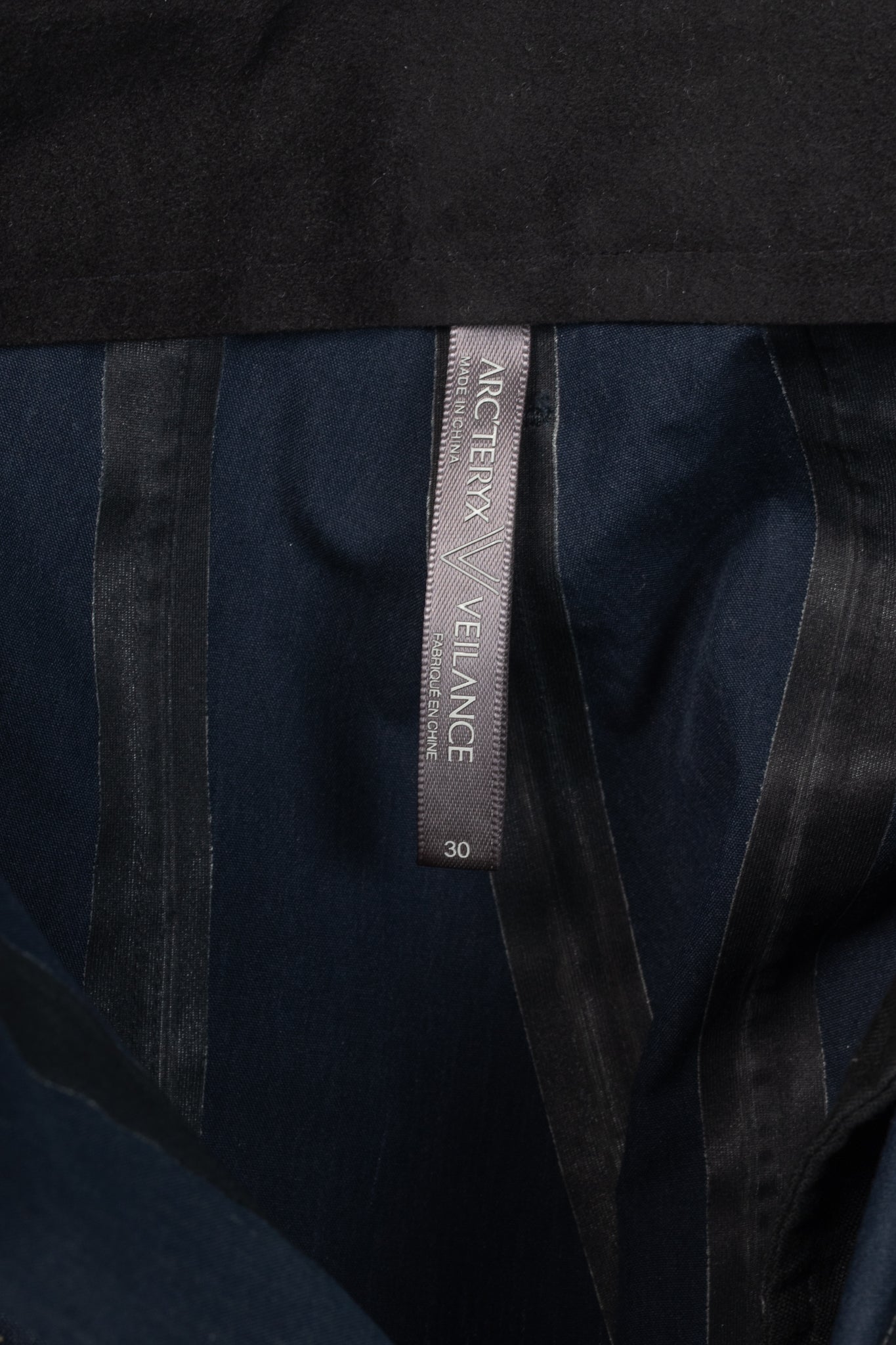 Arc'teryx Veilance Align Navy Cotton & Nylon Slim Pants