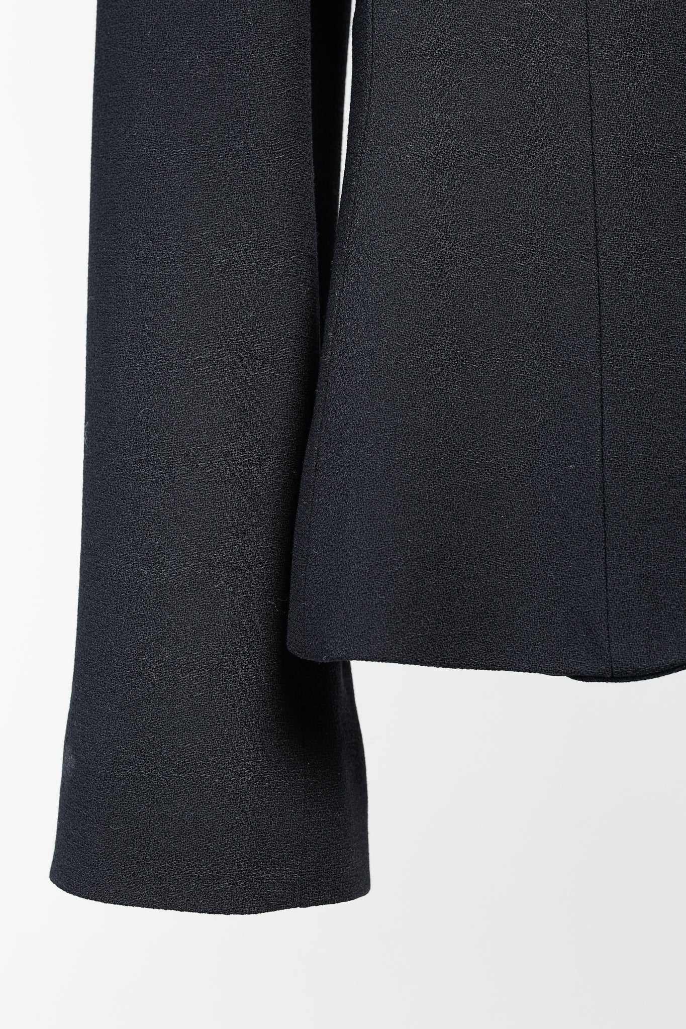 Armani Collezioni 2001 Vintage Minimalist Shawl Collar Navy Wool Blazer